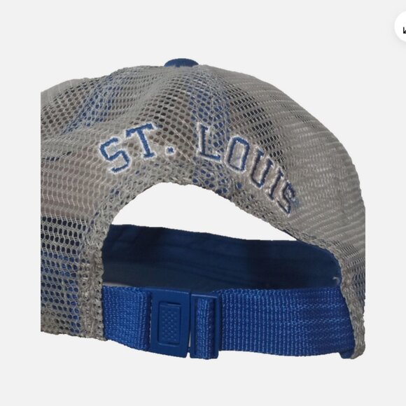 St. Louis Cardinals Budweiser Edition Hat Cap Strap Back Blue/Gray MLB Baseball - Picture 3 of 5